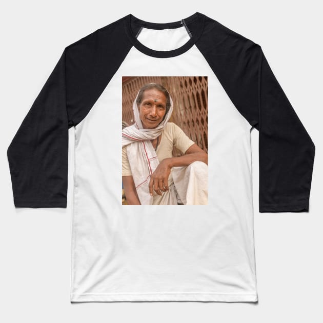 Gentleman of Varanasi 01 Baseball T-Shirt by fotoWerner